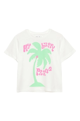 4 t-shirts - Blanc et rose