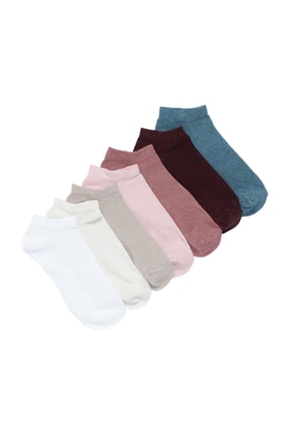 7 paires de socquettes - Blanc