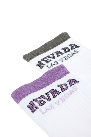 2 paires de chaussettes - Blanc