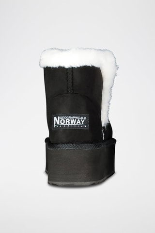 Botas forradas com plataforma Oslo - Preto