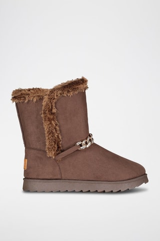 Botins forrados Oseille - Castanho