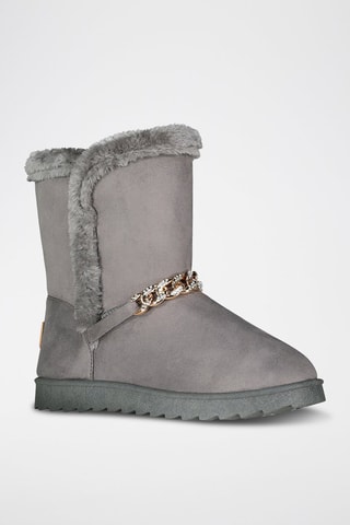 Botins forrados Oseille - Cinzento