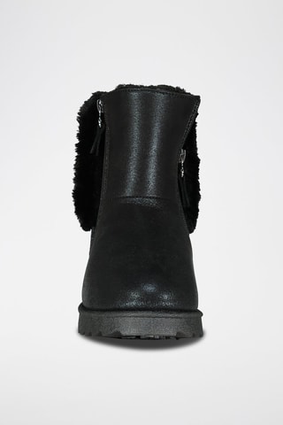 Botins forrados Oglitter - Preto