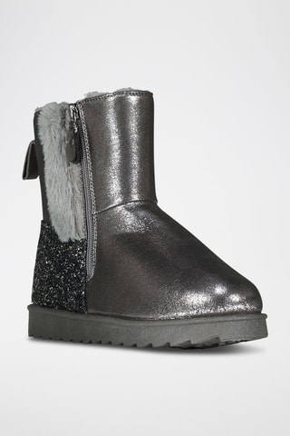 Botins forrados Oglitter - Prateado