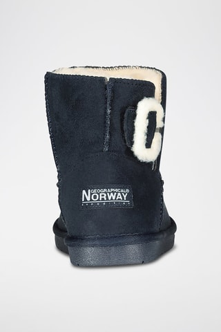 Botins forrados Lady - Azul-marinho