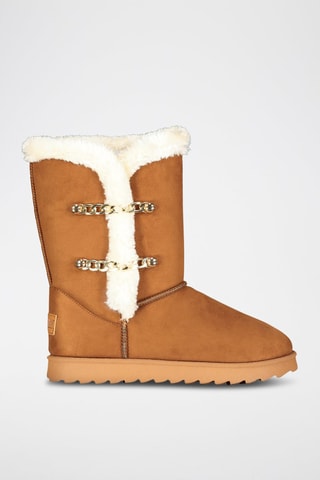 Botins forrados Ovassion - Camel
