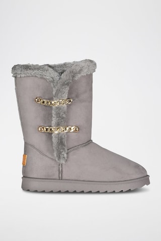 Botins forrados Ovassion - Cinzento