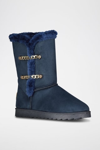 Botins forrados Ovassion - Azul-marinho