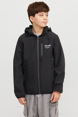 Jasje met Capuchon - Zwart - Jack & Jones Junior