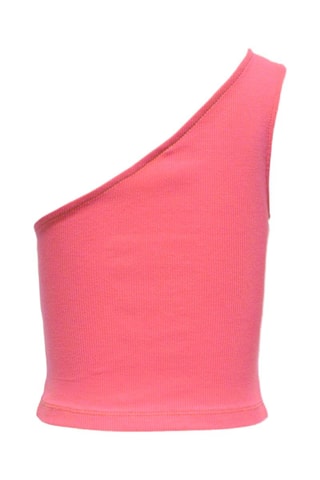 Asymmetrische Top - Koraalrood - Kids Only Girl