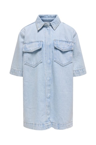 Oversized Spijkerjurk - Blauw - Kids Only Girl