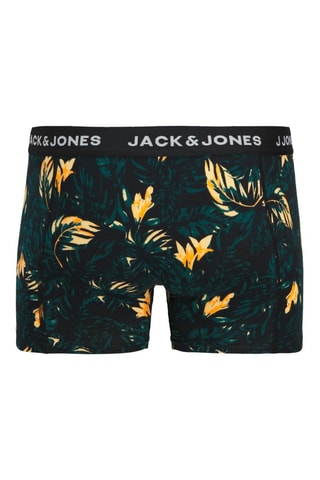 3 Boxers - Zwart en Groen - Jack & Jones Junior