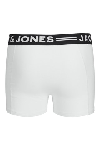 3 Boxers Zwart en Gemêleerd Grijs - Jack & Jones Junior
