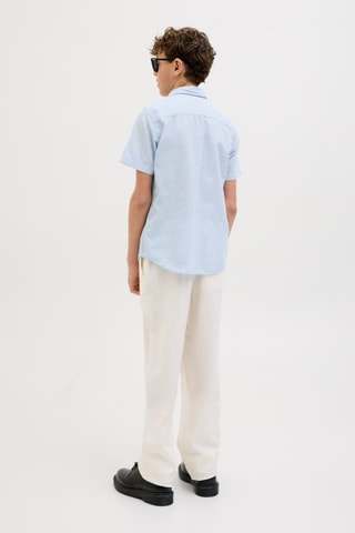 Camisa em linho - Azul-celeste - Jack & Jones Junior