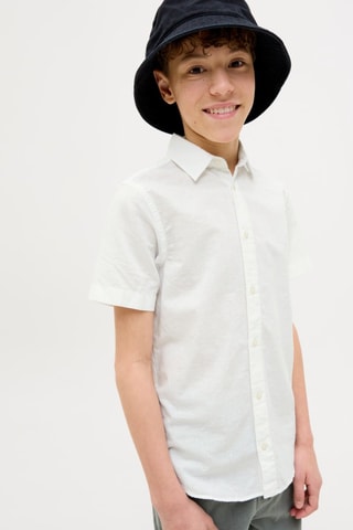 Camisa em linho - Branco - Jack & Jones Junior