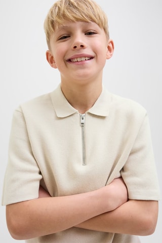 Polo relaxed - Bege - Jack & Jones Junior