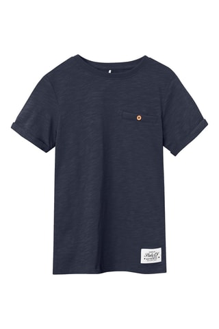 T-shirt - Gemêleerd Marineblauw - Name it Kids