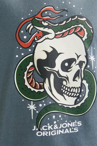 T-shirt - Donkergrijs - Jack & Jones Junior