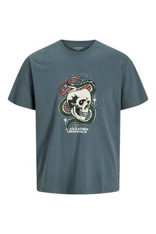 T-shirt - Donkergrijs - Jack & Jones Junior