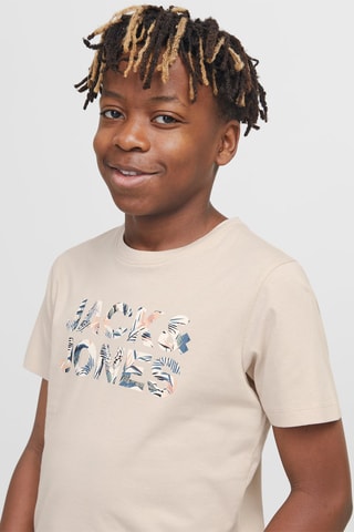 T-shirt - Lichtbeige - Jack & Jones Junior
