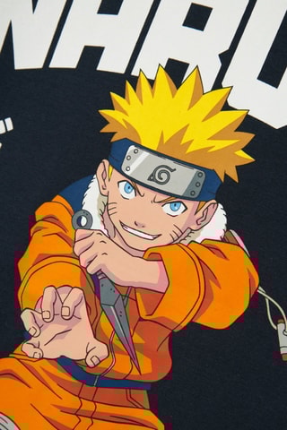 T-shirt Naruto Shippuden - Donkerblauw - Name it Kids