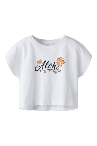 T-shirt - Wit - Name it Kids