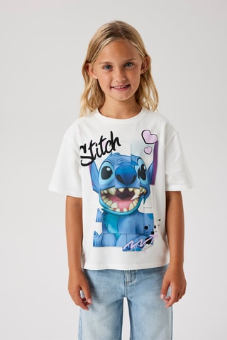 T-shirt Stitch Lilo en Stitch Disney - Ecru - Name it Kids