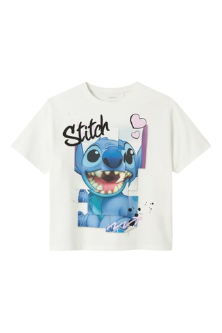 T-shirt Stitch Lilo en Stitch Disney - Ecru - Name it Kids