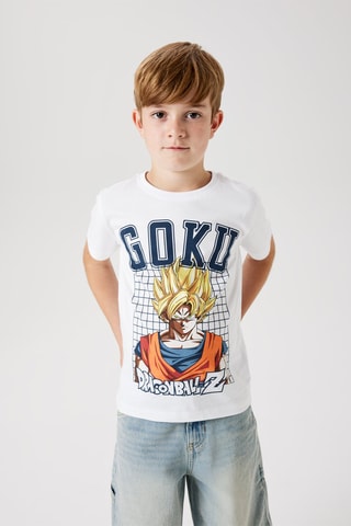 T-shirt Son Goku Dragon Ball Z - Wit - Name it Kids