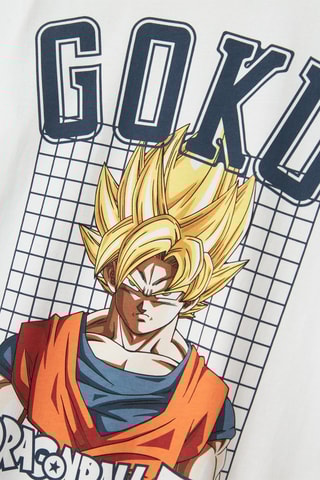 T-shirt Son Goku Dragon Ball Z - Wit - Name it Kids