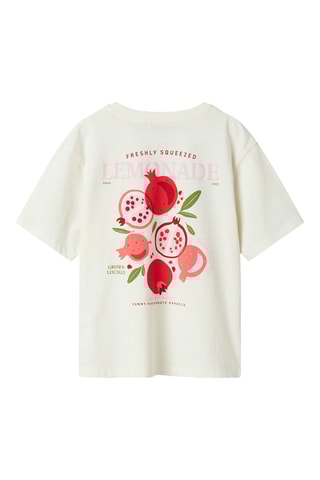 Biologisch Katoenen T-shirt - Ecru - Name it Kids