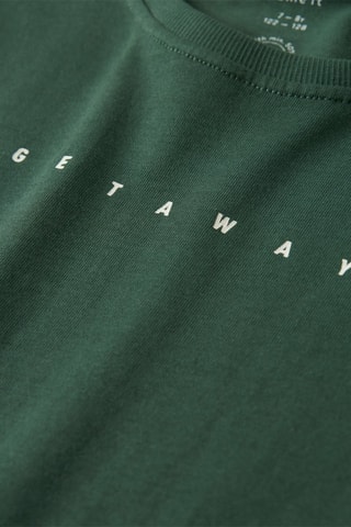 Biologisch Katoenen T-shirt - Donkergroen Name it Kids