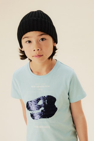 Biologisch Katoenen T-shirt - Hemelsblauw - Name it Kids