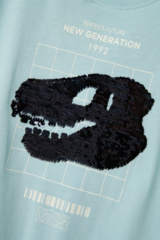 Biologisch Katoenen T-shirt - Hemelsblauw - Name it Kids