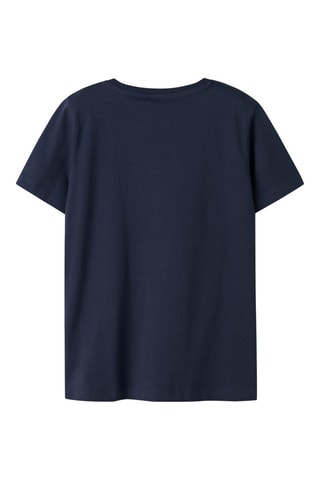 Biologisch Katoenen T-shirt - Indigoblauw - Name it Kids