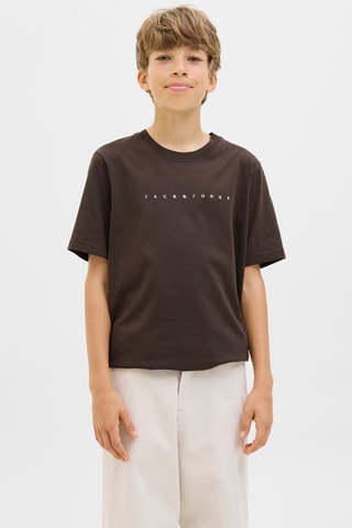 T-shirt - Donkerbruin - Jack & Jones Junior
