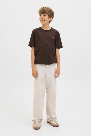 T-shirt - Donkerbruin - Jack & Jones Junior