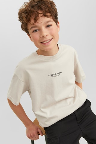 T-shirt - Beige - Jack & Jones Junior
