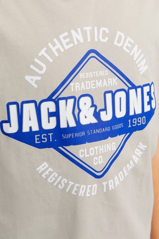 Biologisch Katoenen T-shirt - Beige - Jack & Jones Junior