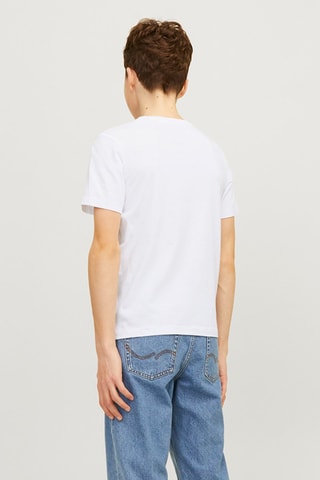Biologisch Katoenen T-shirt - Wit - Jack & Jones Junior