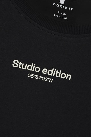 Biologisch Katoenen T-shirt - Zwart