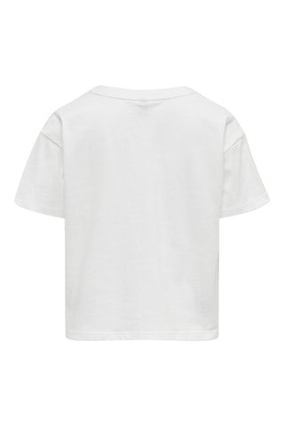 Biologisch Katoenen T-shirt - Wit - Kids Only Girl