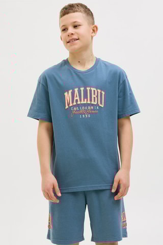 Relaxed T-shirt - Blauw - Jack & Jones Junior