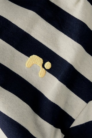 T-shirt - Donkerblauw en Beige - Name it Kids