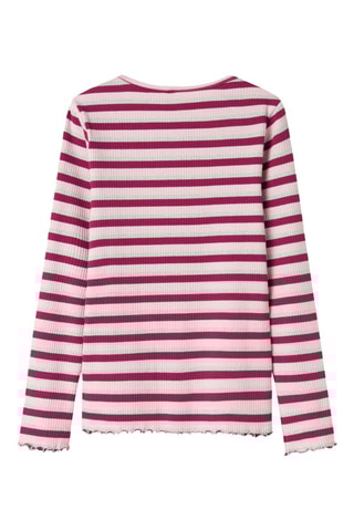 T-shirt Slim Fit - Roze en Rood - Name it Kids