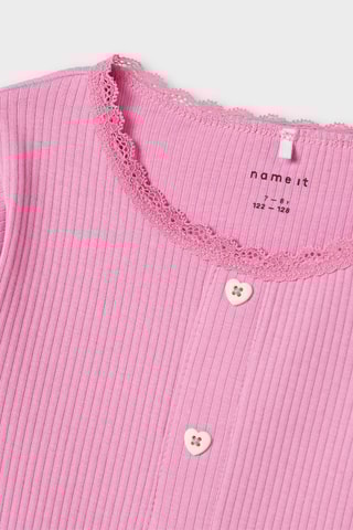T-shirt Slim Fit - Roze - Name it Kids