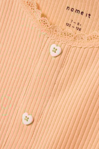 T-shirt Slim Fit - Perzikkleurig - Name it Kids