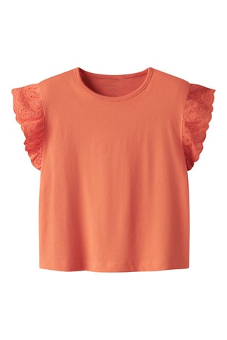 T-shirt - Zalmkleurig - Name It