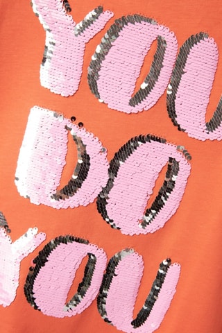 T-shirt - Zalmkleurig - Name It