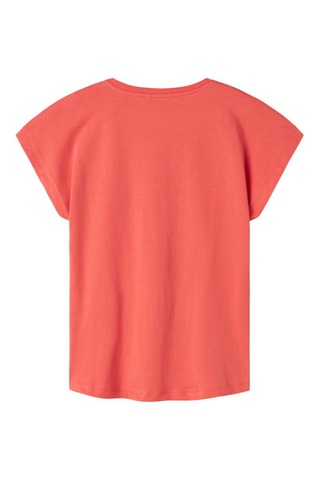 T-shirt - Koraalrood - Name It